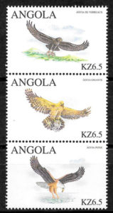 filatelia fauna Angola 2000