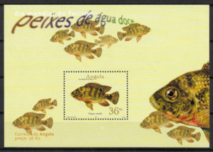 colección sellos fauna Angola 2001