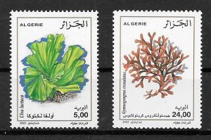 sellos flora Argelia 2003