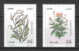 filatelia colección flora Argelia 2016