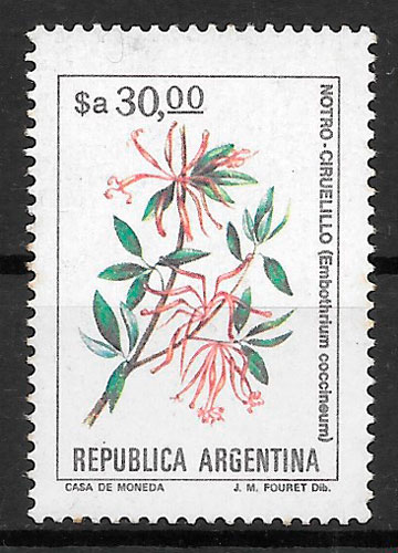 colección sellos transporte Argentina 1984