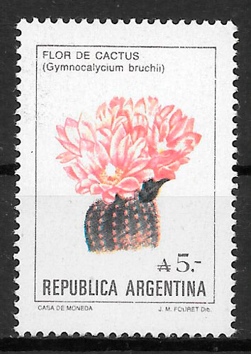colección sellos flora Argentina 1987