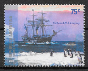 filatelia colección transporte Argentina 2003