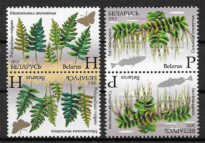 sellos flora Bielorrusia 2012
