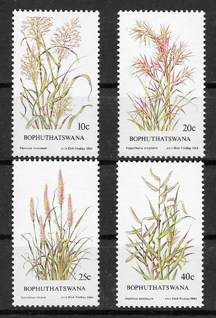 filatelia flora Bophuthaswana1984