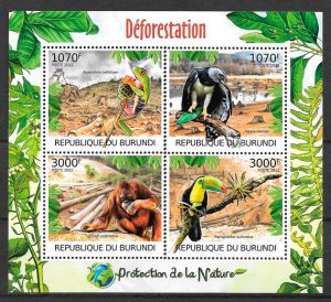 filatelia colección Burundi 2012