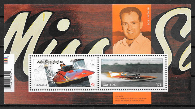 coleccion sellos transporte Canada 2011