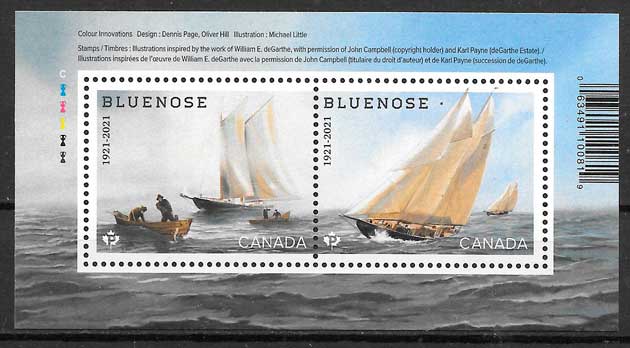 coleccion sello tarnsporte Canada 2021