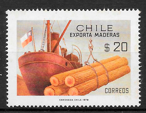 filatelia transporte Chile 1978
