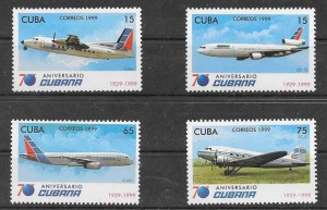 transporte aéreo Cuba 1999