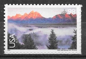 filatelia colección parques naturales USA 2009