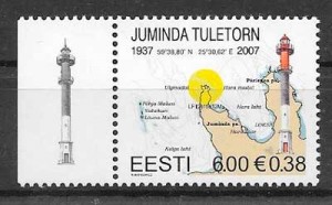 sellos faros Estonia 2007
