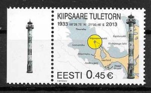 colección sellos faros 2013 Estonia