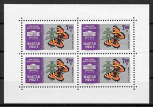 sellos fauna y flora Hungría 1961