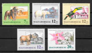 colección sellos fauna y flora Hungría 1991