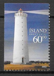 filatelia faros Islandia 2002