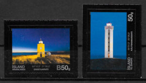 coleción sellos faros Islandia 2012