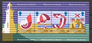 faro de Isla de Jersey 1975