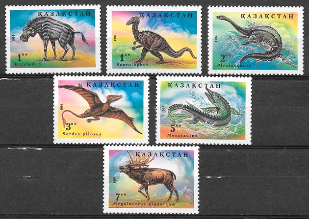 sellos fauna prehistorica Kazastan 1994