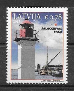 Sellos faros Letonia 2015