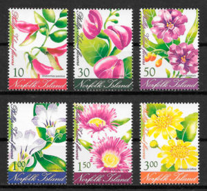 filatelia flora Norfolk Island 2002