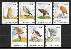 sellos fauna Ozbekistan 1999