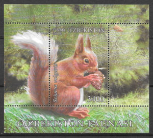 filastelia fauna Ozbekistan 2016