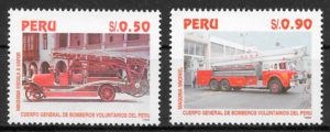 coleccion sellos transporte Peru 1995