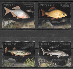 COLECCIÓN SELLOS FAUNA POLONIA 2016