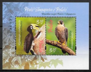 filatelia coleccion fauna Polonia 2019