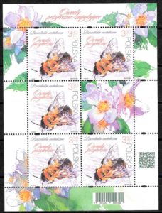 sellos coleccion fauna y flora Polonia 2021