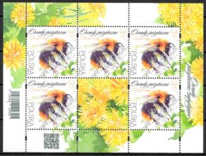 sellos coleccion fauna y flora Polonia 2021