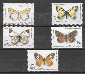 fauna mariposas Rusia 1986