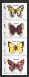 filatelia mariposas Suecia 1993