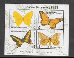 fauna - mariposas diversas del 1995