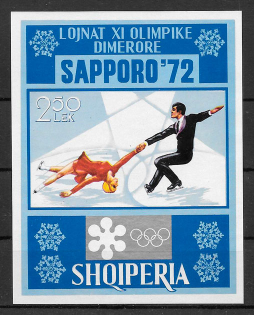 sellos deporte Albania 1972