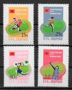 filatelia colección deporte Albania 1984