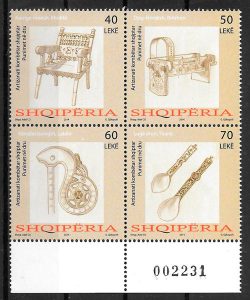 filatelia colección arte Albania 2014