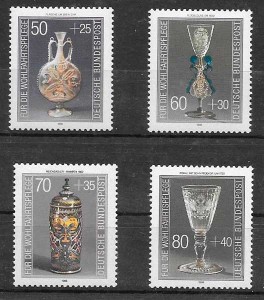 filatelia colección arte Alemania 1986