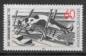 sellos arte Alemania 1989