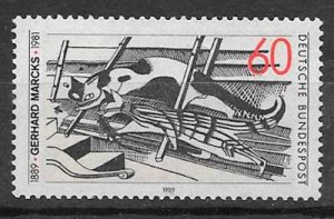 sellos arte Alemania 1989