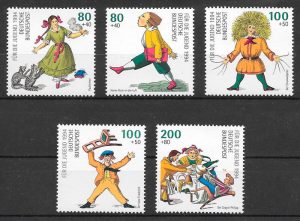 colección sellos cuentos Alemania 1994