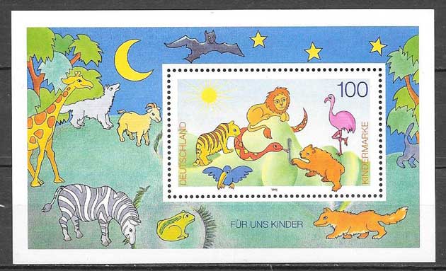 colección sellos arte Alemania 1995