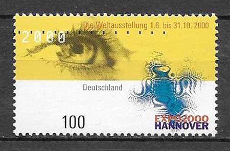sellos colección Expo 2000 Alemania