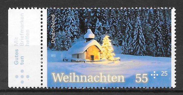 sellos navidad 2012 Alemania 2012