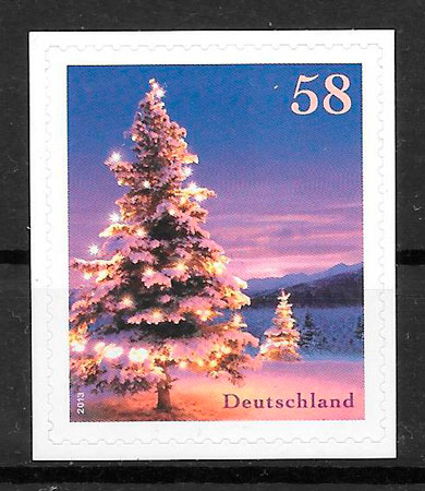 colección sellos navidad Alemania 2013