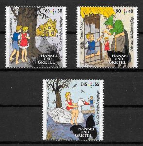 coleción sellos cuentos Alemania 2014