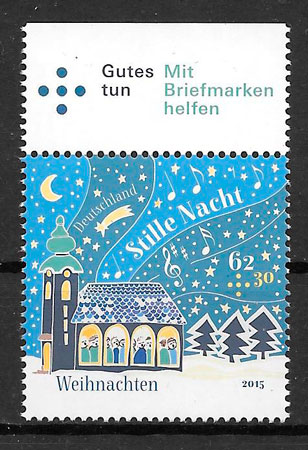 sellos navidad Alemania 2015