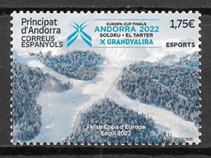 sellos deporte Andorra Espanola 2022