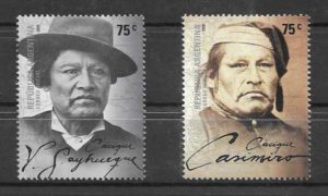 colección sellos personalidades Argentina 2006